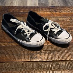 Converse Black Low Tops